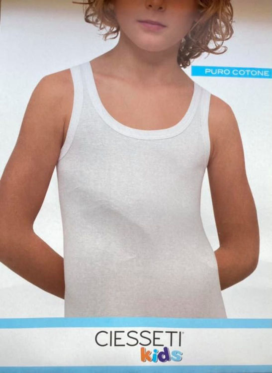 Picture of 34001- Boys Sleeveless Vests In High Quality 100%Cotton